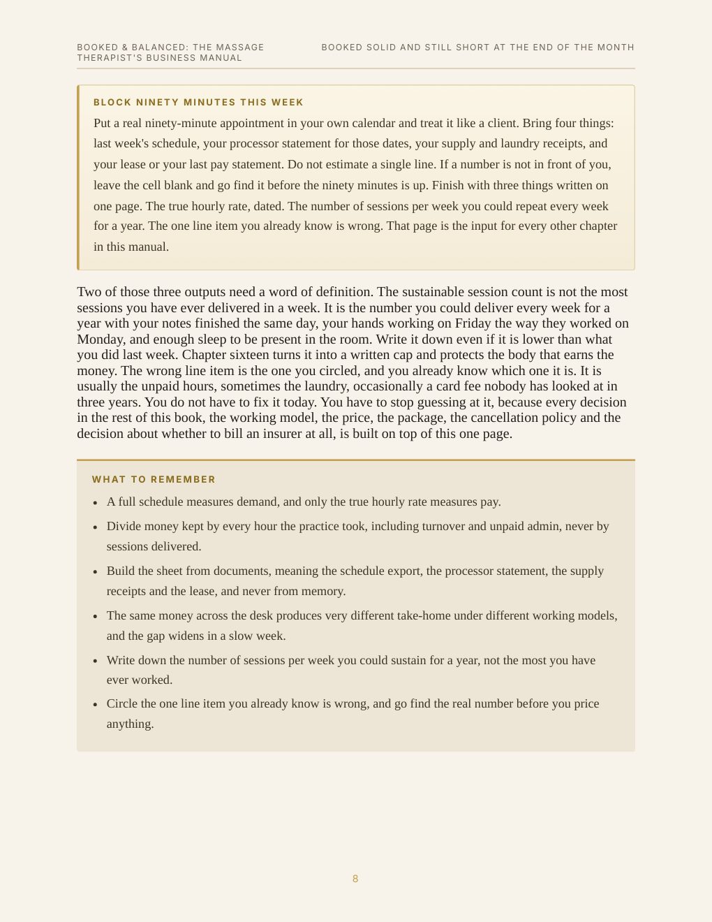 Booked & Balanced: The Massage Therapist's Business Manual, preview page 17