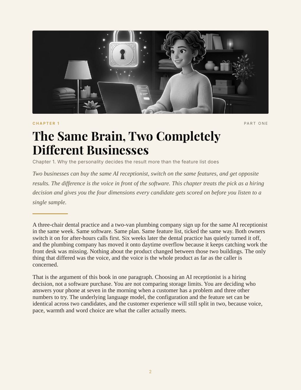 AI Receptionist Personality Picker Quickstart, preview page 10