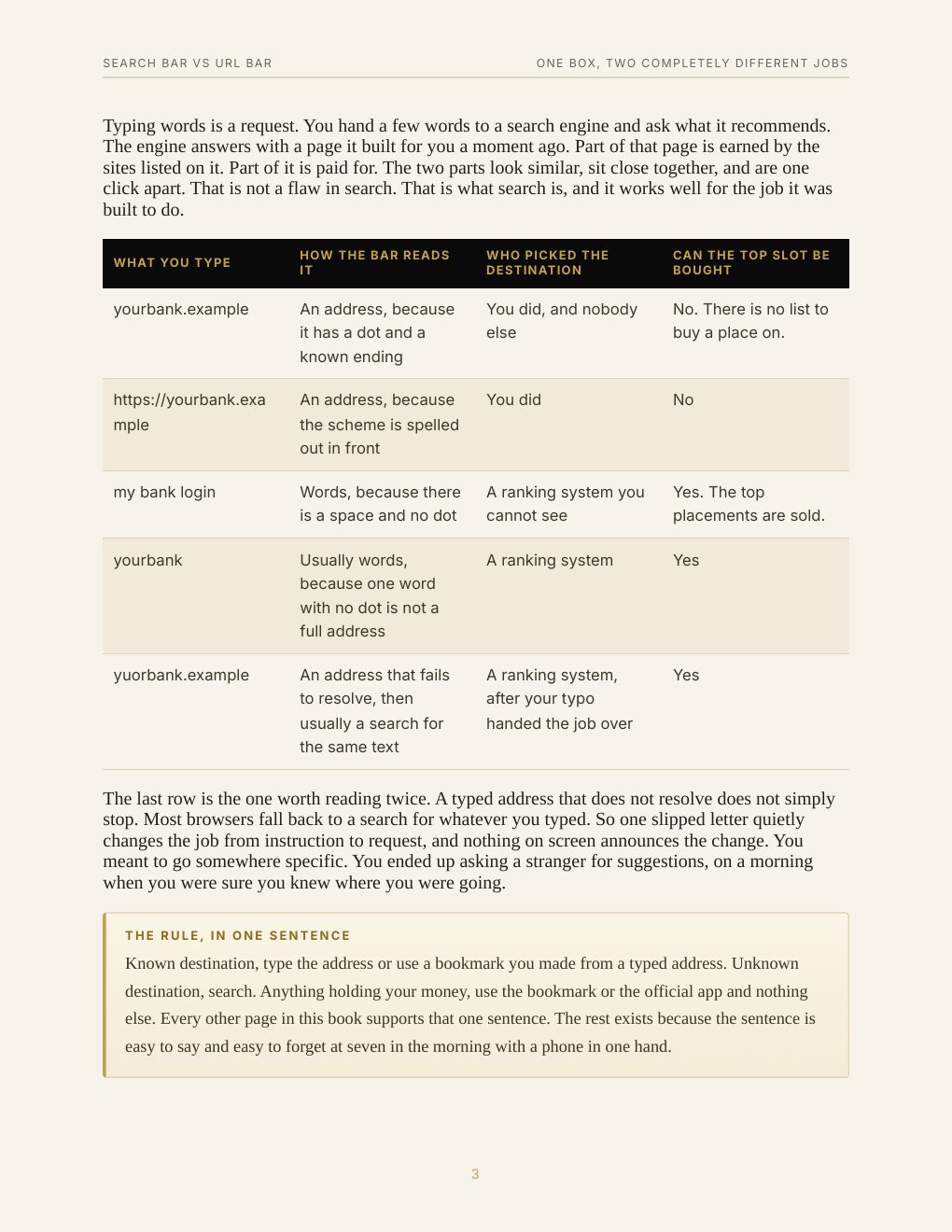 Search Bar vs URL Bar, preview page 11