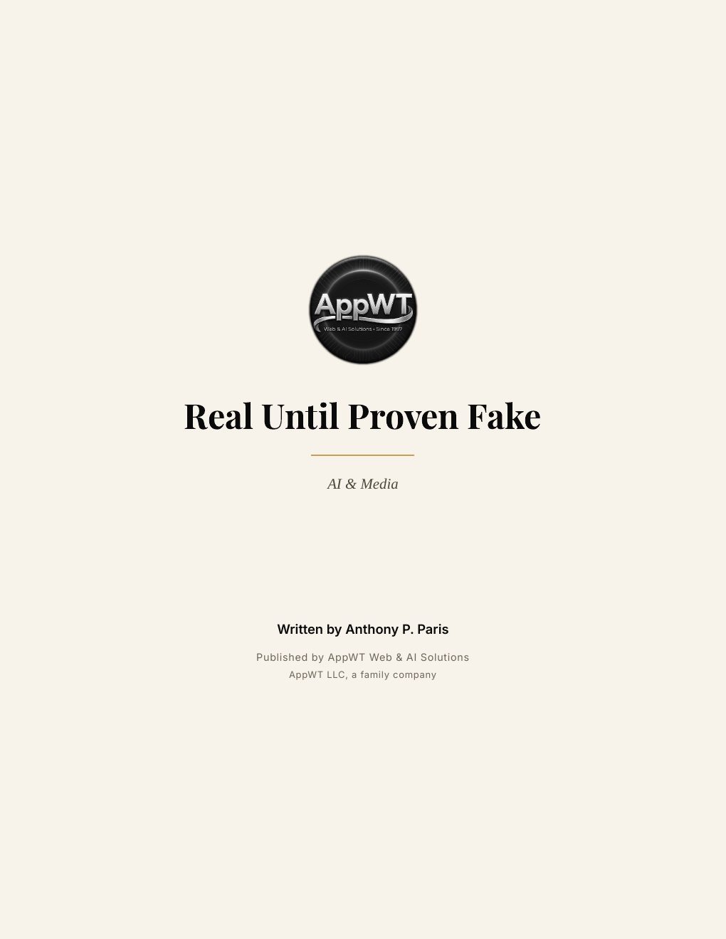 Real Until Proven Fake, preview page 2