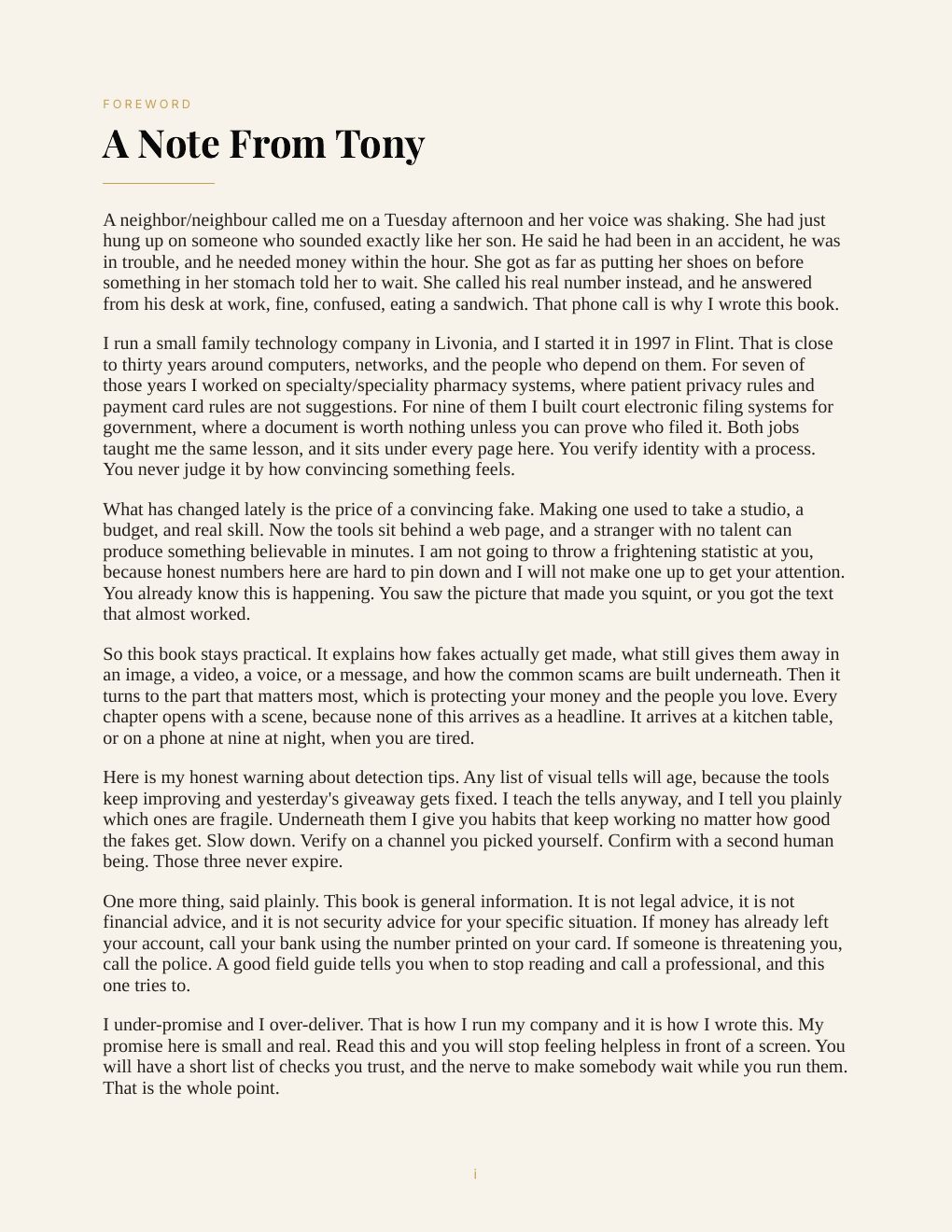 Real Until Proven Fake, preview page 4