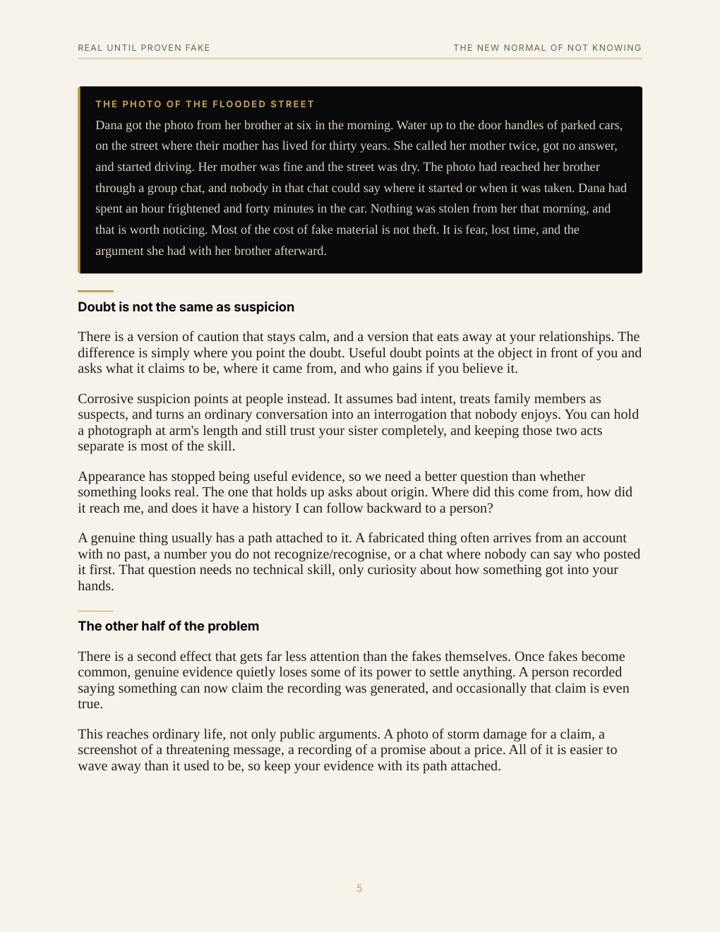 Real Until Proven Fake, preview page 13
