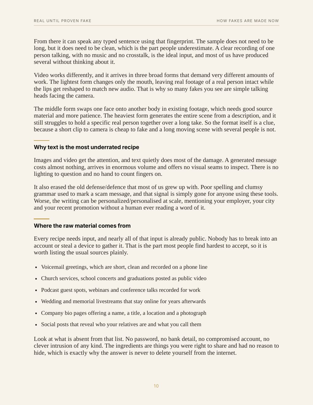 Real Until Proven Fake, preview page 18
