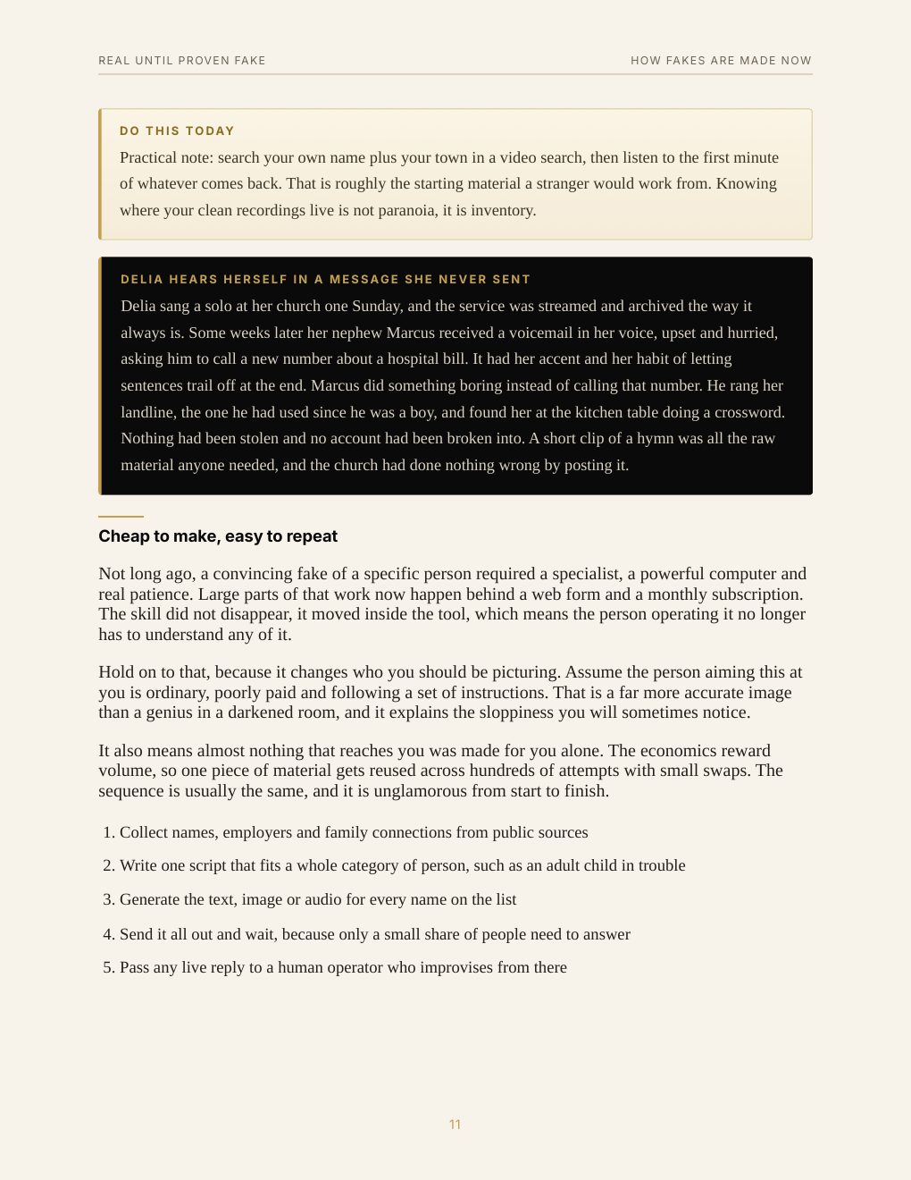Real Until Proven Fake, preview page 19