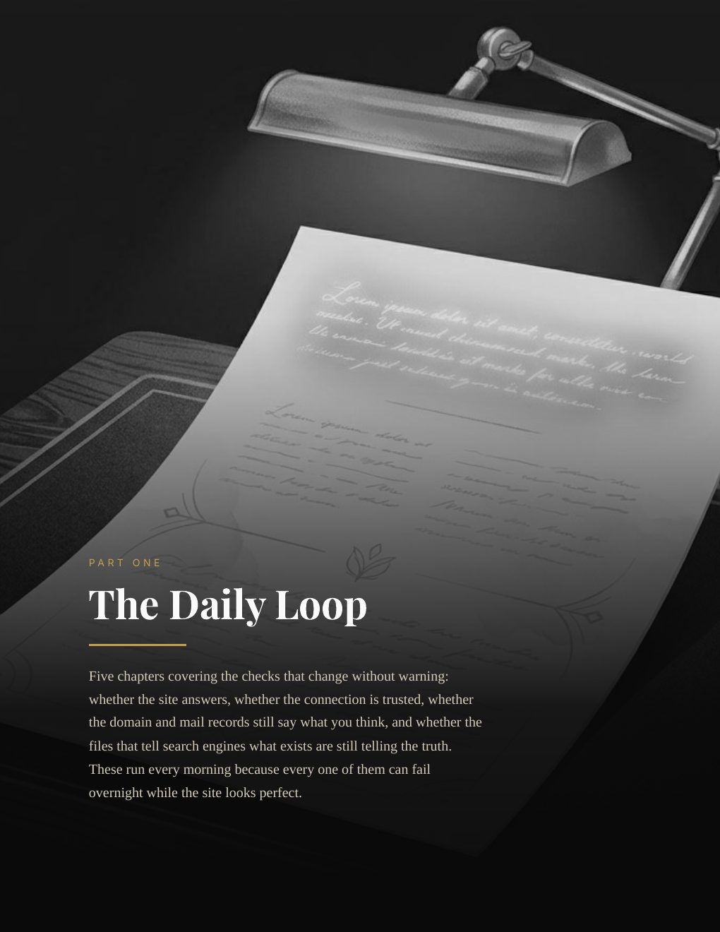 The Daily Site Health-Check Operator's Manual, preview page 9