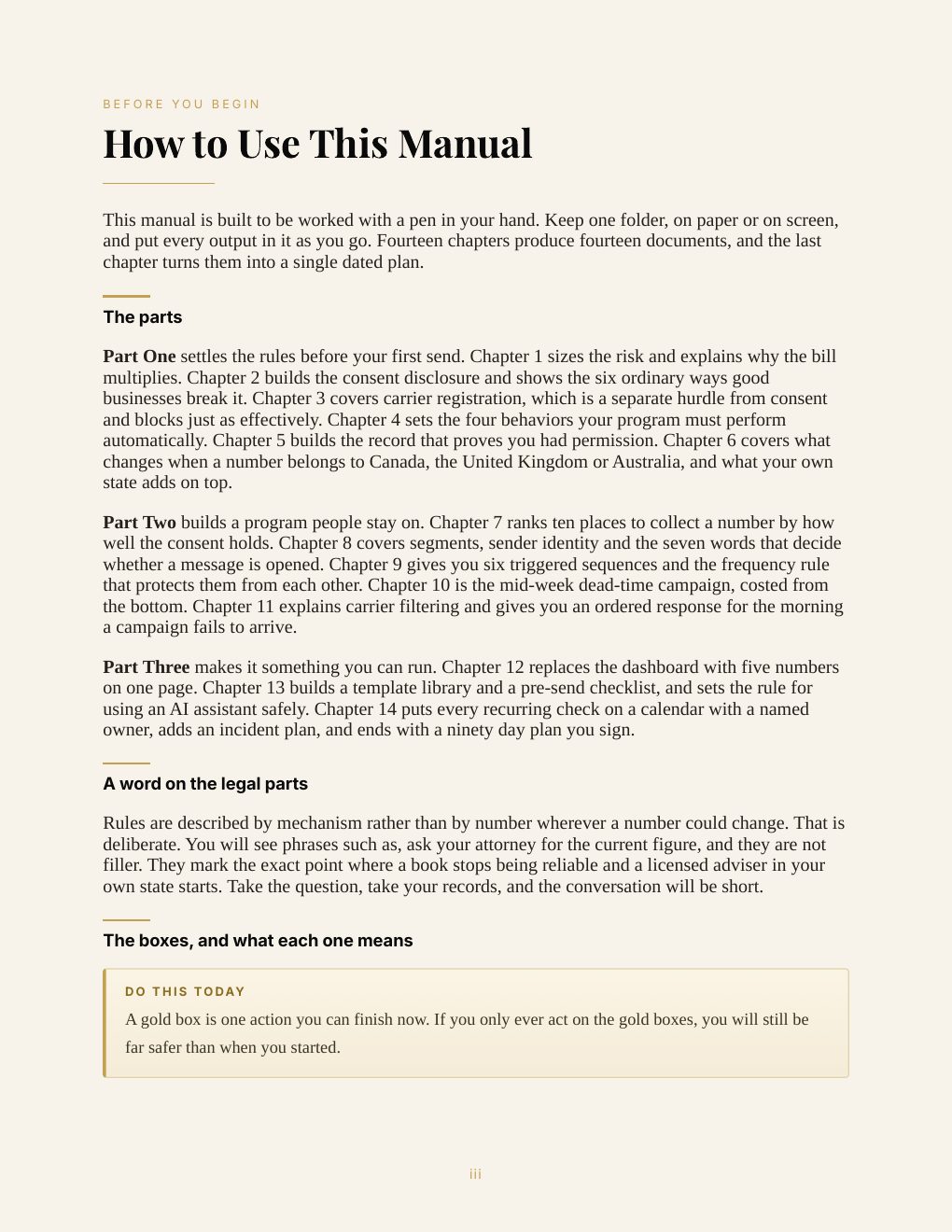 SMS Marketing Compliance and Conversion, preview page 6