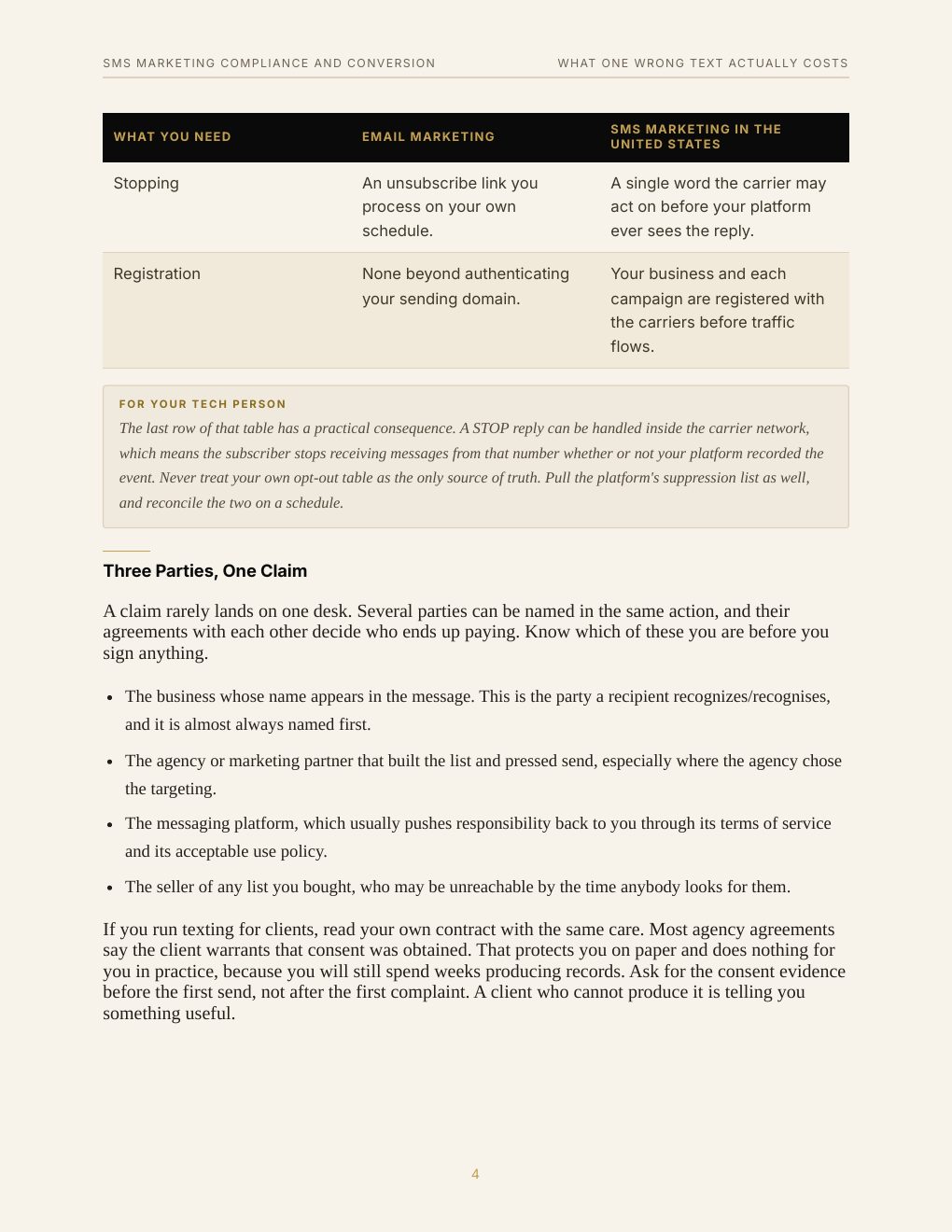 SMS Marketing Compliance and Conversion, preview page 13