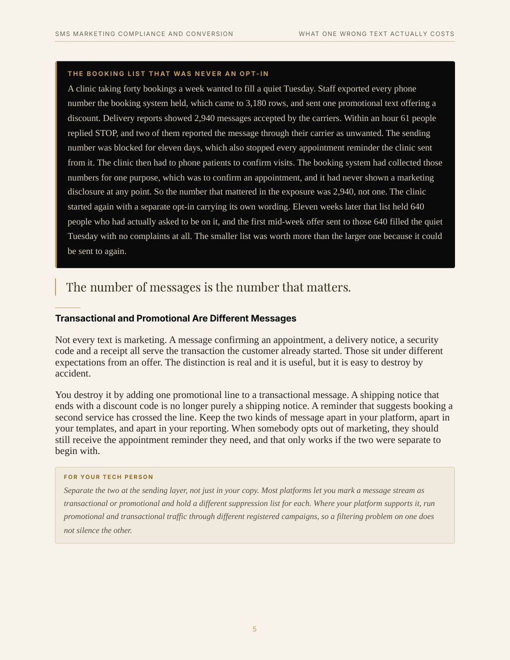 SMS Marketing Compliance and Conversion, preview page 14