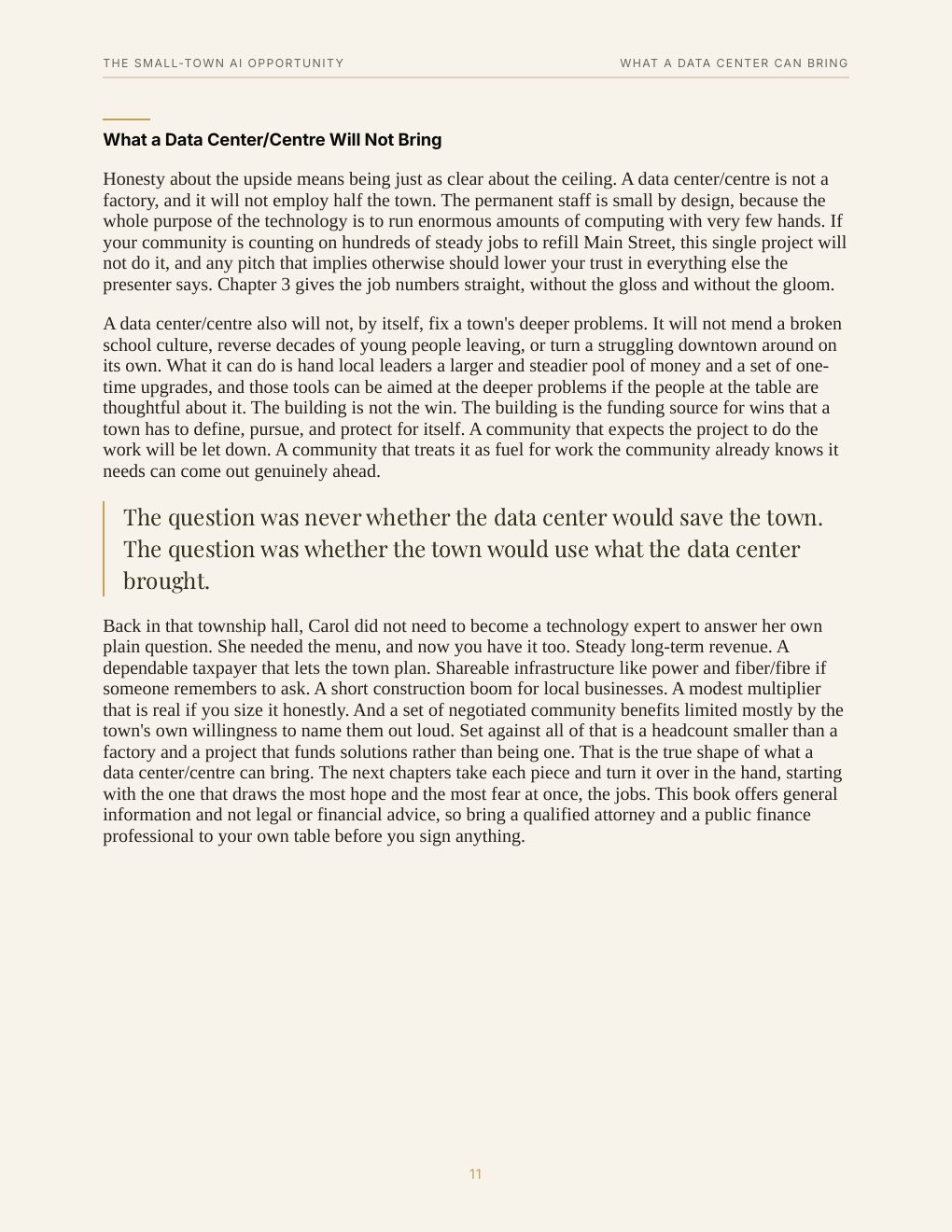 The Small-Town AI Opportunity, preview page 18