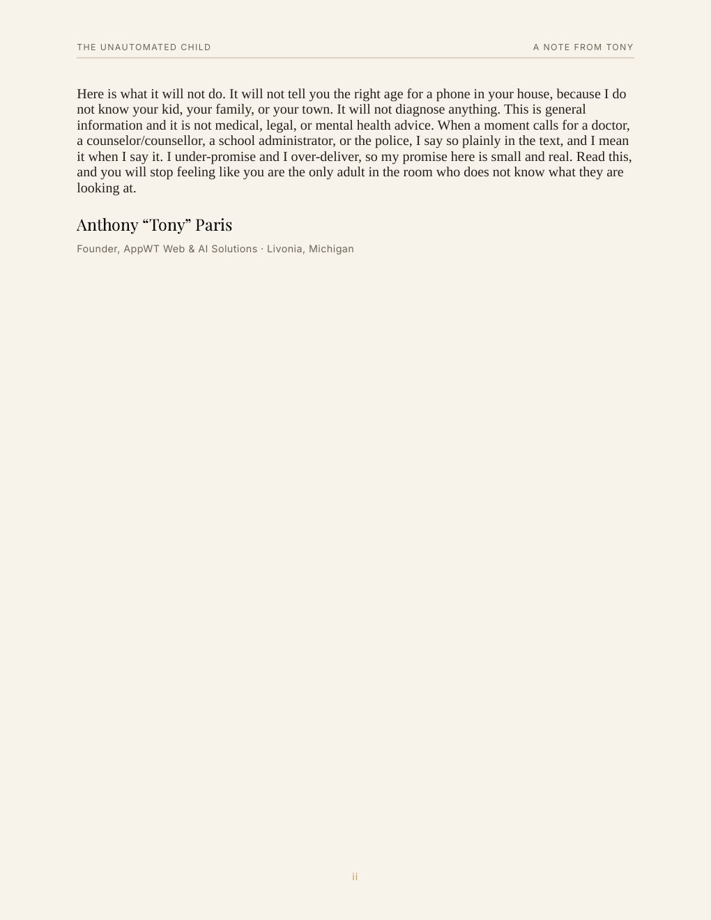The Unautomated Child, preview page 5