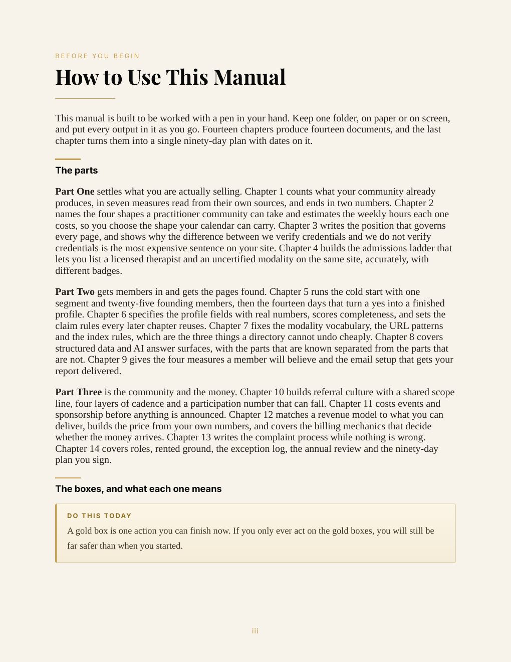 Building a Holistic-Practitioner Community Manual, preview page 6