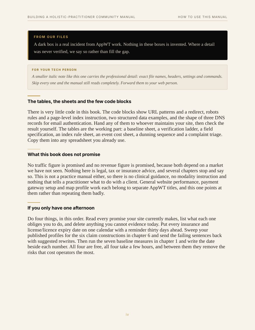 Building a Holistic-Practitioner Community Manual, preview page 7