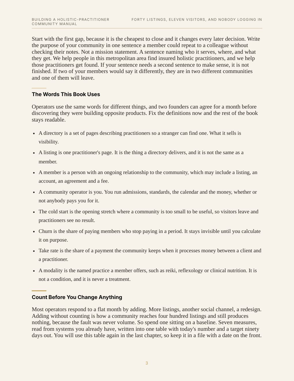 Building a Holistic-Practitioner Community Manual, preview page 12